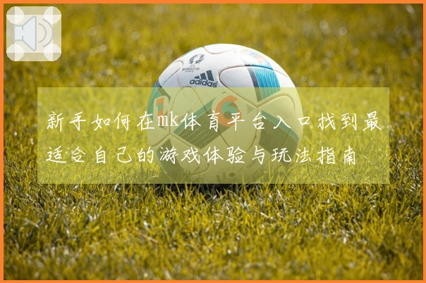 新手如何在mk体育平台入口找到最适合自己的游戏体验与玩法指南